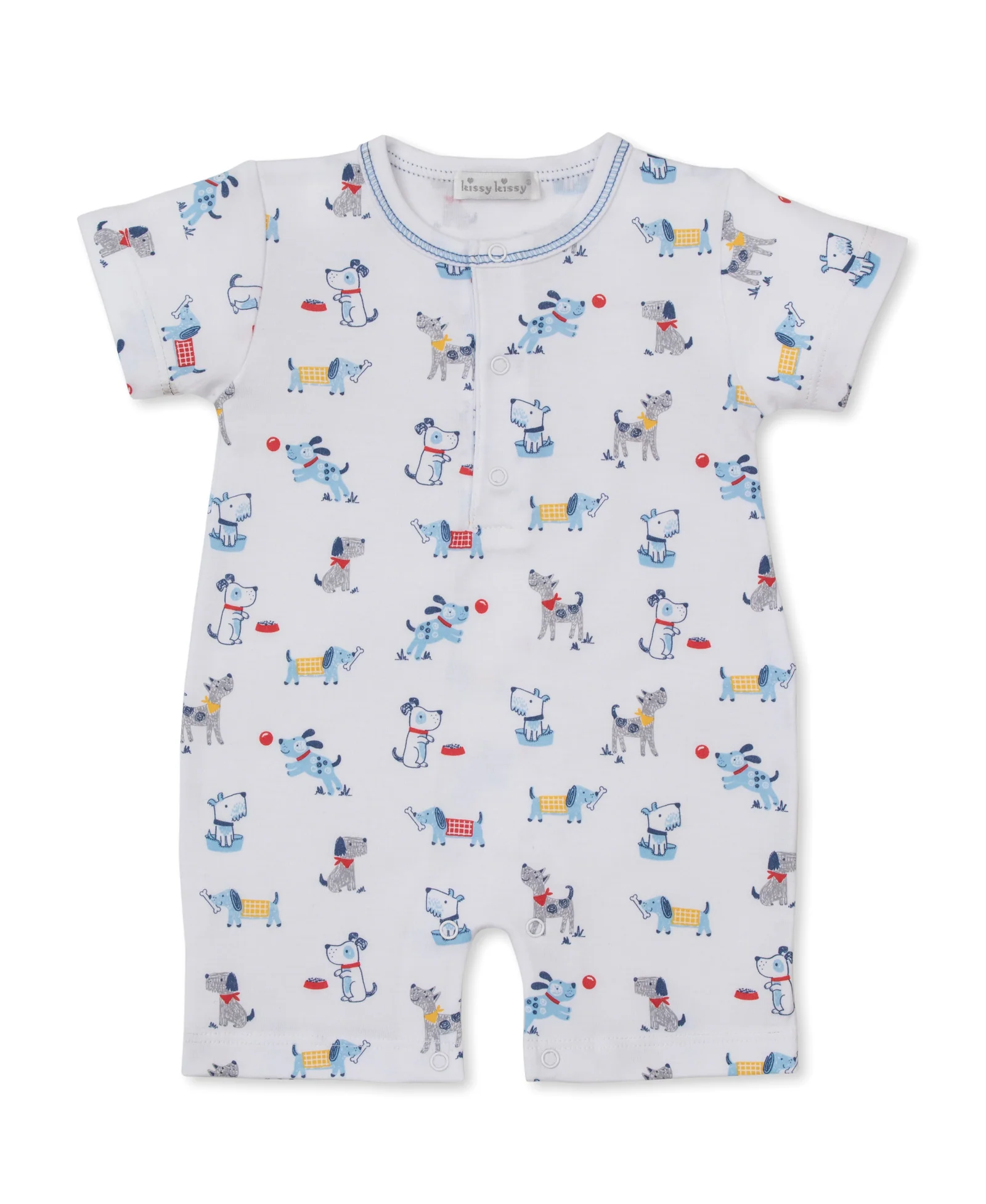 Kissy Kissy Puppy Patch Short Playsuit - Persnickety Shop