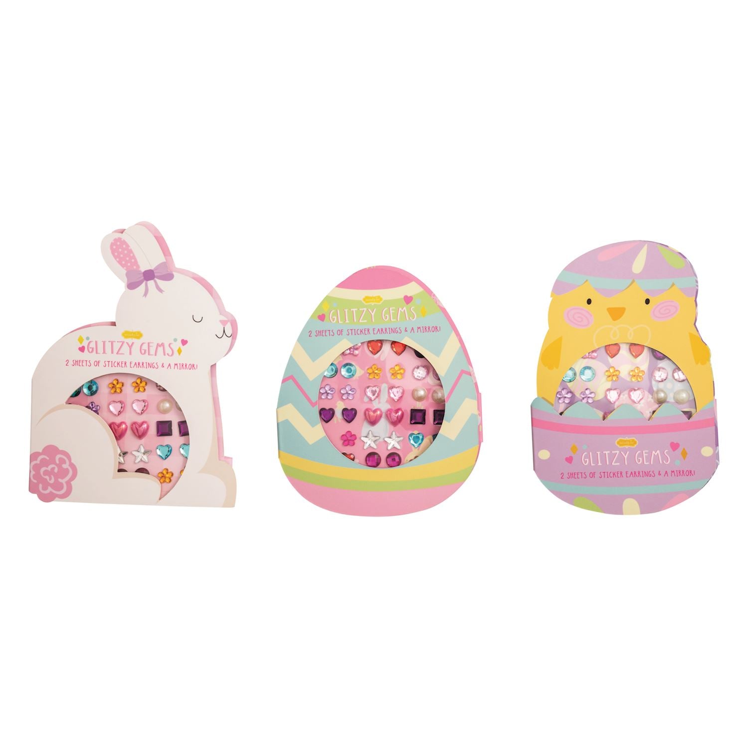 Easter Glitzy Gems Stick-On Earrings - Persnickety Shop