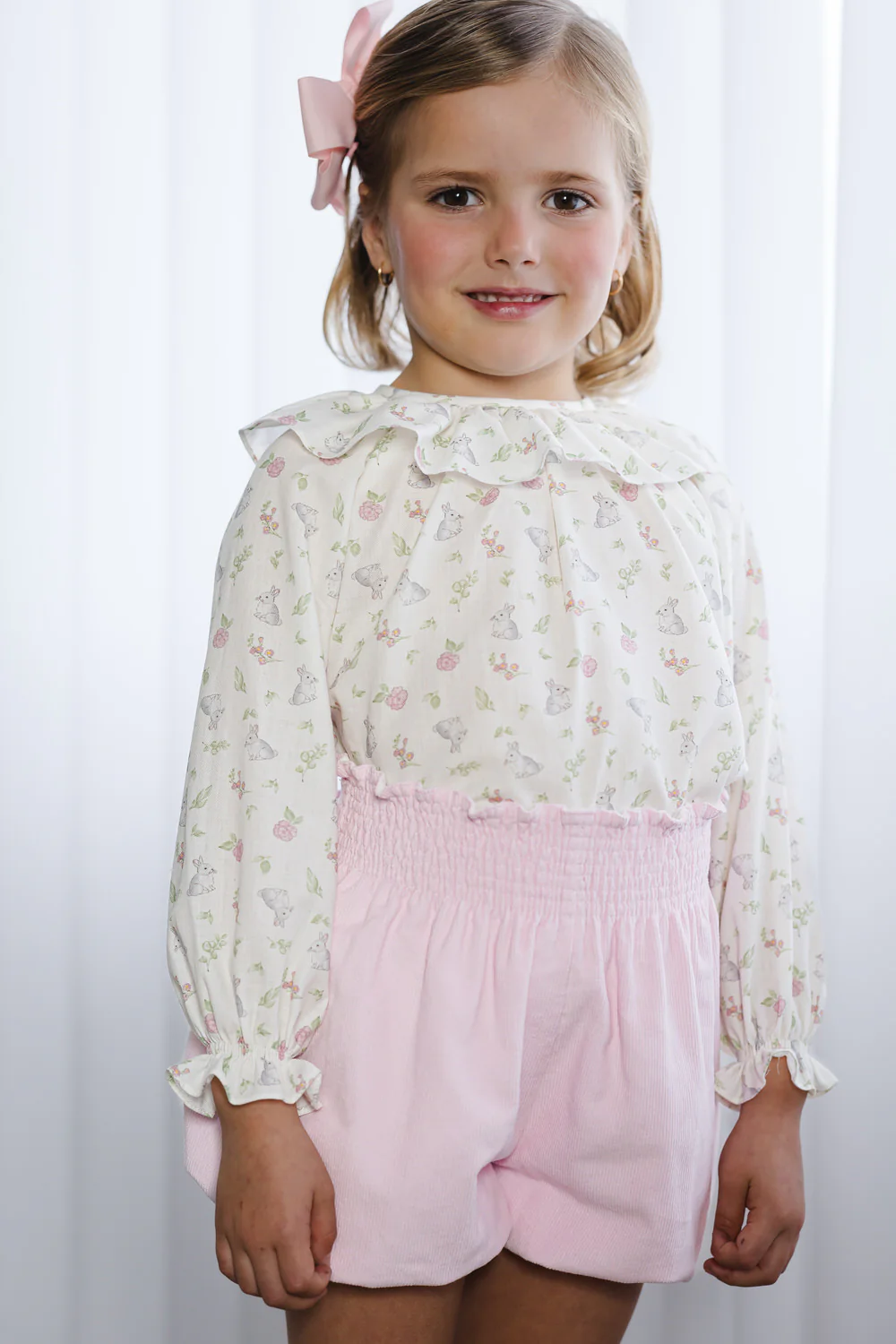 Sal & Pimenta Marshmallow Bunnies Bubbly Shorts and Top Set - Persnickety Shop