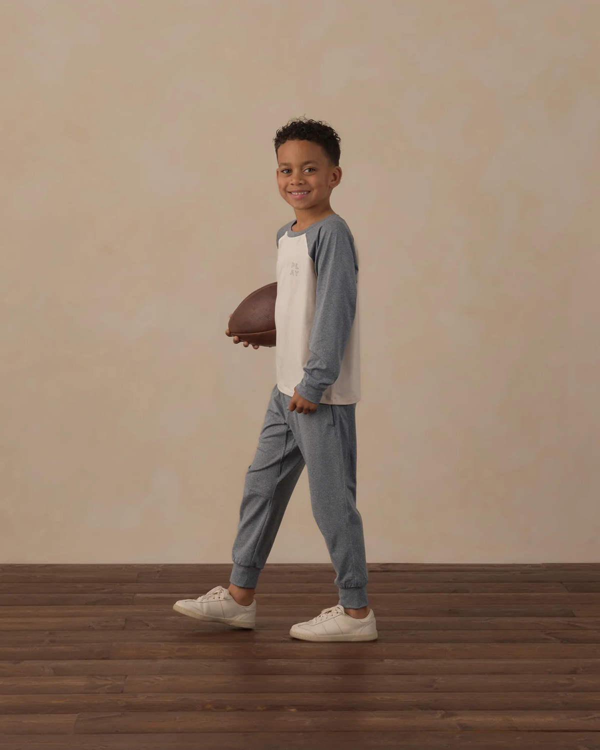 RYLEE + CRU CENTURY TECH JOGGER HEATHERED MIDNIGHT