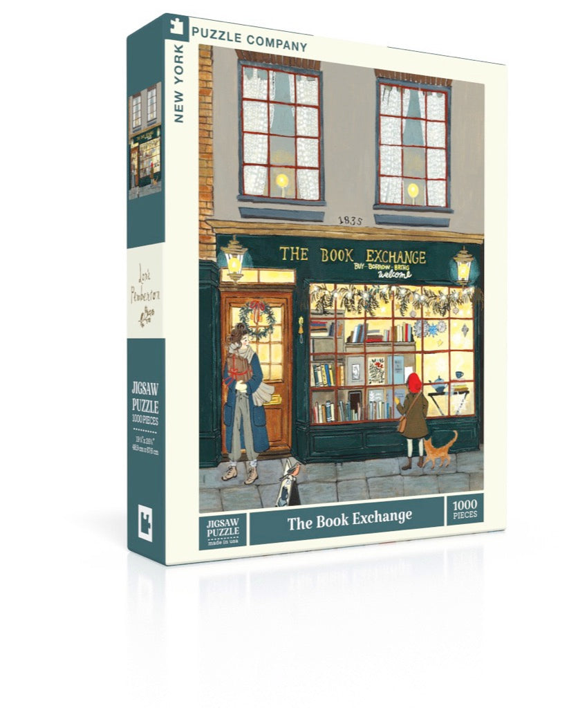 THE BOOK EXCHANGE 1000 PIECE JIGSAW PUZZLE - Persnickety Shop