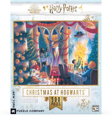 CHRISTMAS AT HOGWARTS-500 PIECE JIGSAW PUZZLE - Persnickety Shop