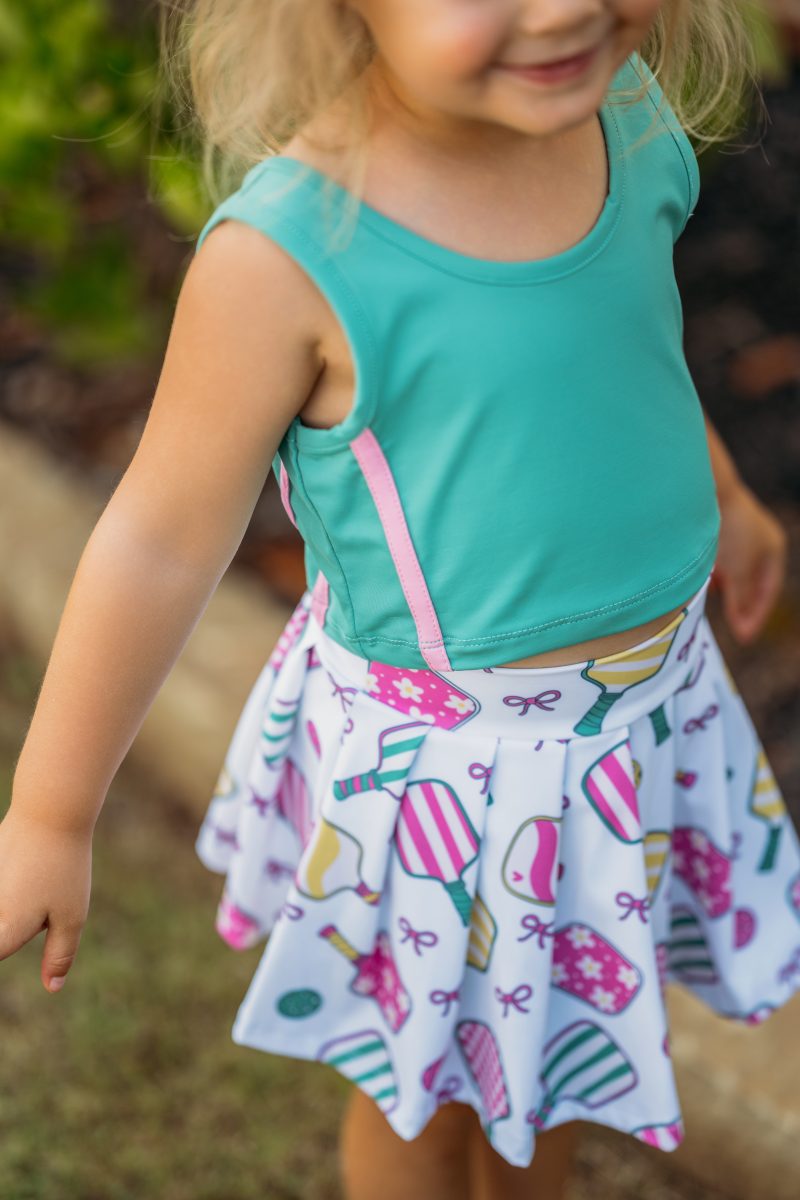 Reagan Pleated Skort–Leopard - Persnickety Shop