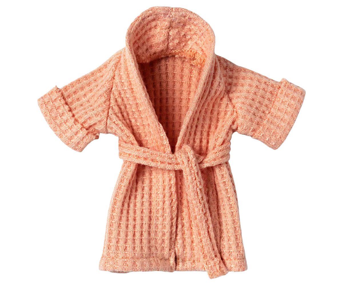 Maileg NEW Bathrobe, Mum mouse - Coral