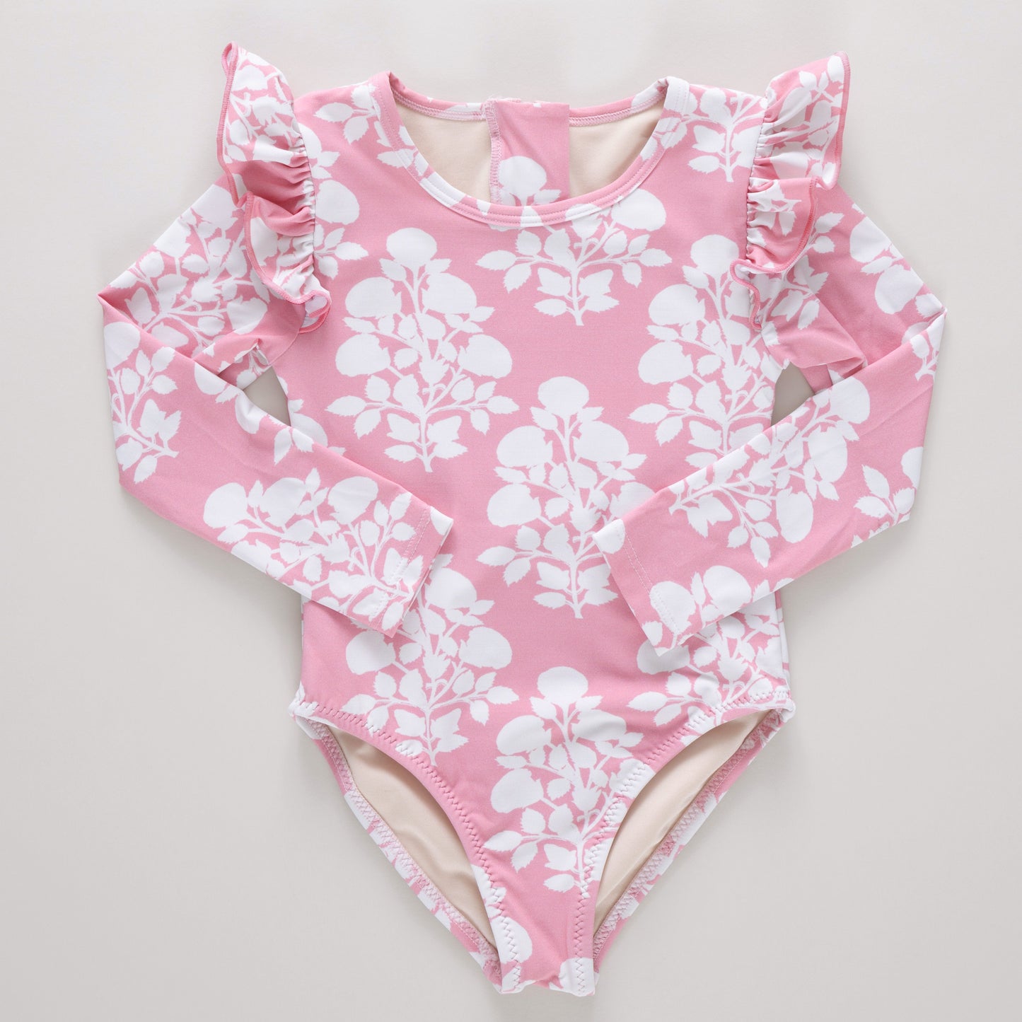 Baby Girls Rachel SwimSuit - Pink Bouquet Floral - Persnickety Shop