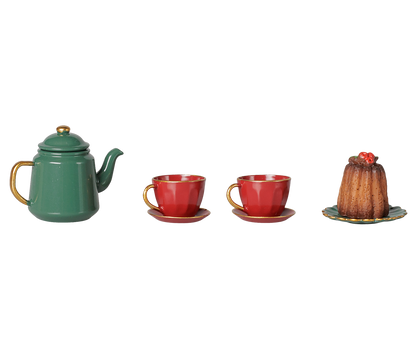 PREORDER Maileg NEW Christmas tea party, Mouse - Red/Green