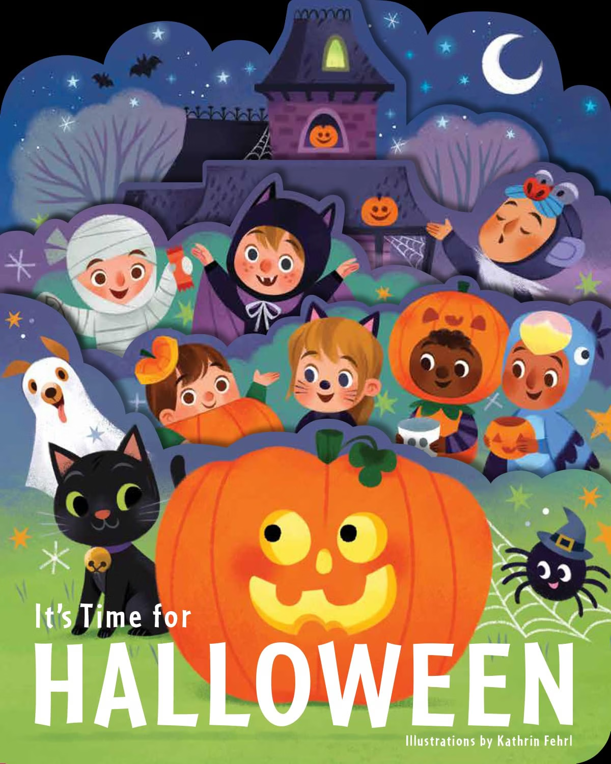 It's Time for Halloween: A lush multi-layered die cut reveal celebrating Halloween