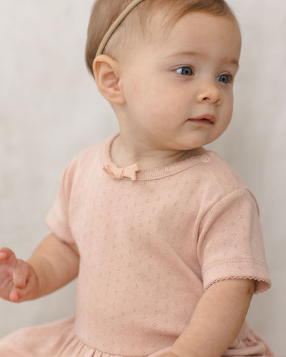 Pointelle Skirted Bodysuit || Melon - Persnickety Shop