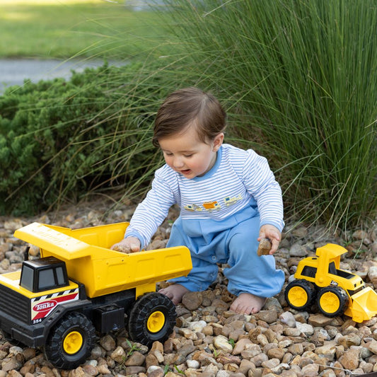 Trotter Street Kids Construction Trucks Romper