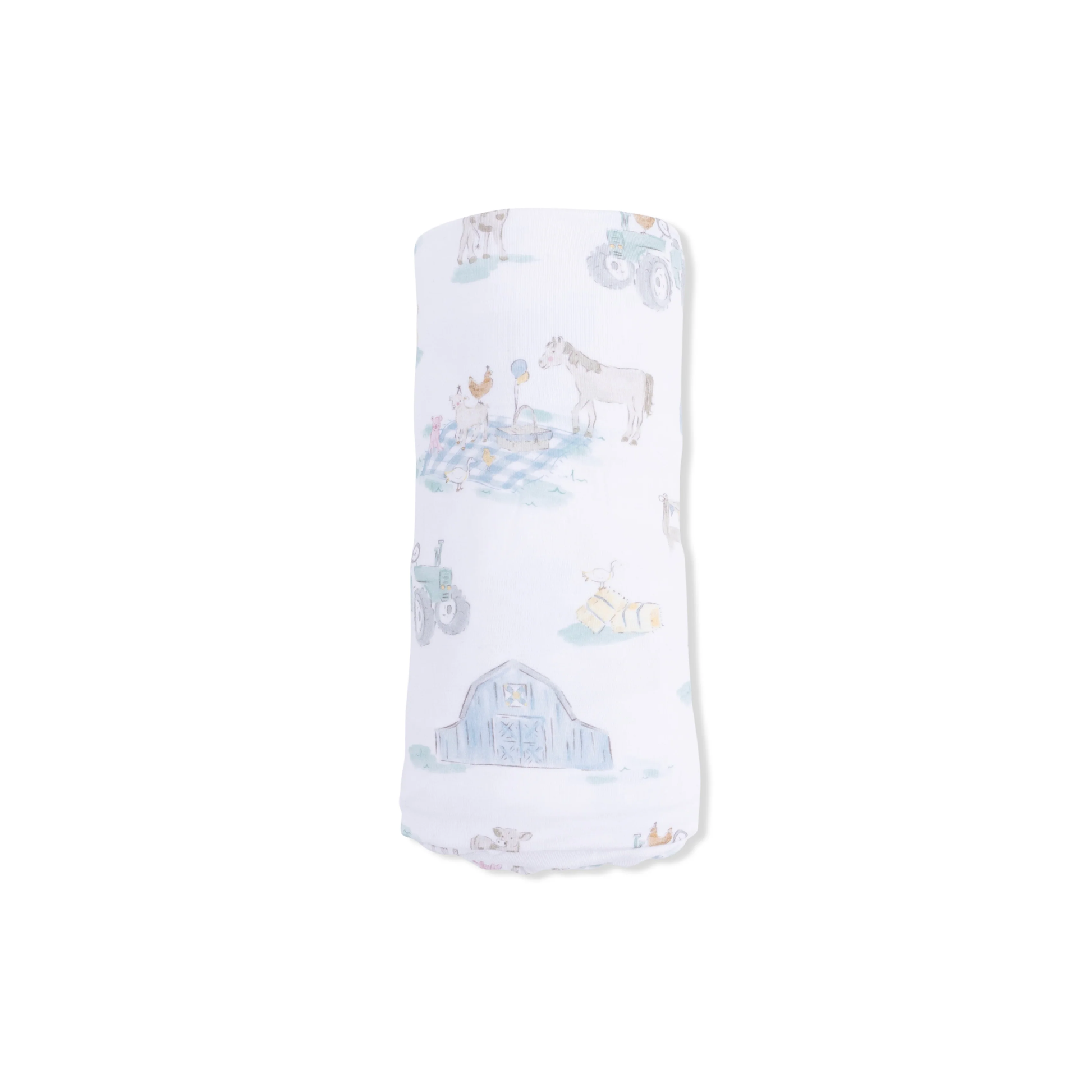 Farm Animal Party - Swaddle Blanket - Persnickety Shop