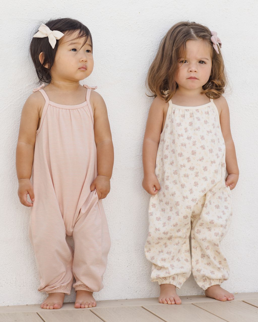Smocked Jumpsuit || Flower Field - Persnickety Shop