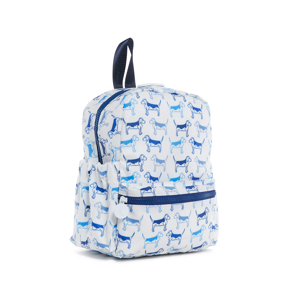 MINI BACKER - PUPPY LOVE BLUE BACKPACK - Persnickety Shop