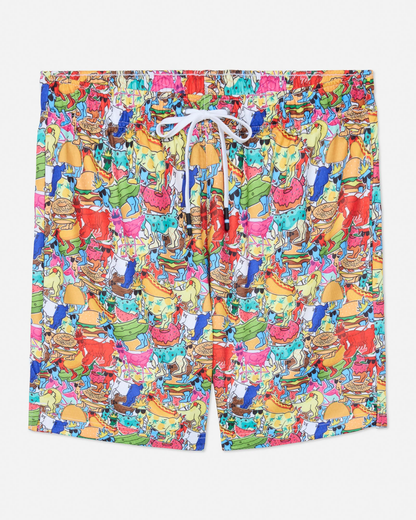GOAT USA Kids' Sticker AOP '26 Mesh Shorts - Persnickety Shop