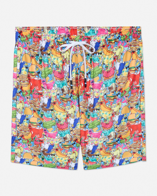 GOAT USA Kids' Sticker AOP '26 Mesh Shorts - Persnickety Shop