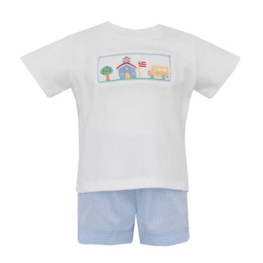 Short Set with Smocking - School House
