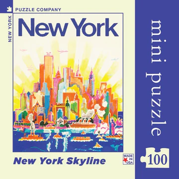 NYC SKYLINE MINI-100 PIECE MINI PUZZLE - Persnickety Shop