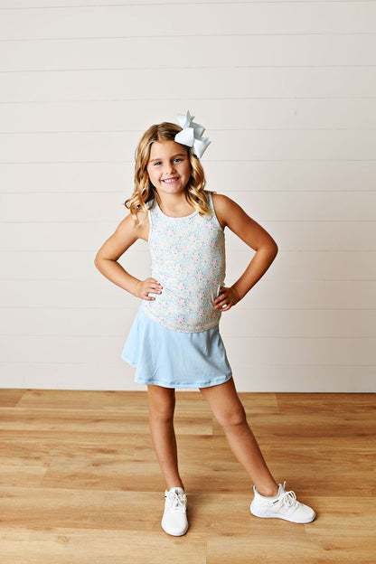 Swoon Blue Active Tennis Skirt - Persnickety Shop