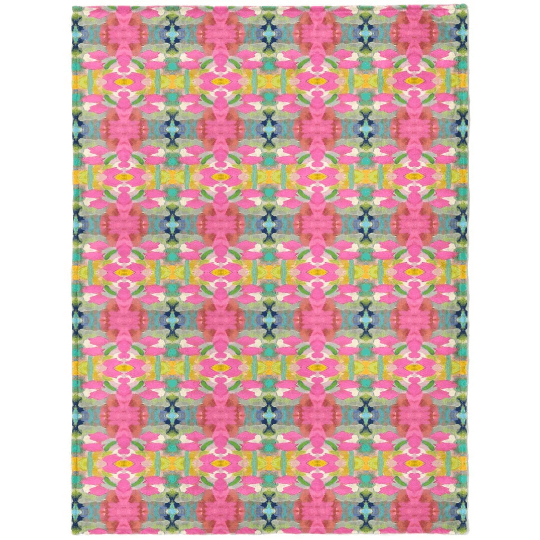 Pink Paradise Fleece Blanket - Persnickety Shop