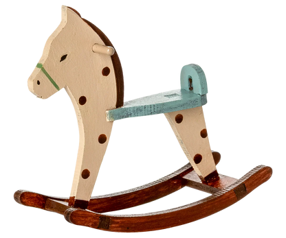 Maileg NEW Rocking horse, Mouse - Spotted