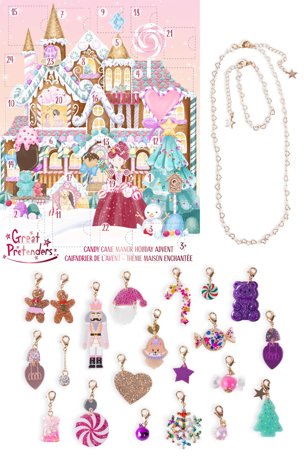 Great Pretenders Candy Cane Manor Holiday Advent Calendar