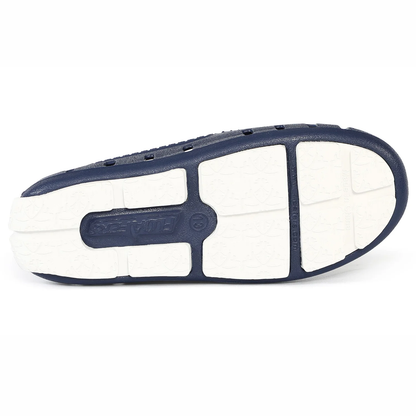 FLOAFERS PRODIGY DRIVER - KIDS- Navy Peony/Bright White - Persnickety Shop