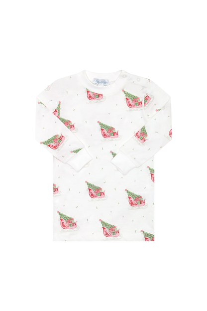 Nellapima Red Merry Sleighs Pajamas - Persnickety Shop