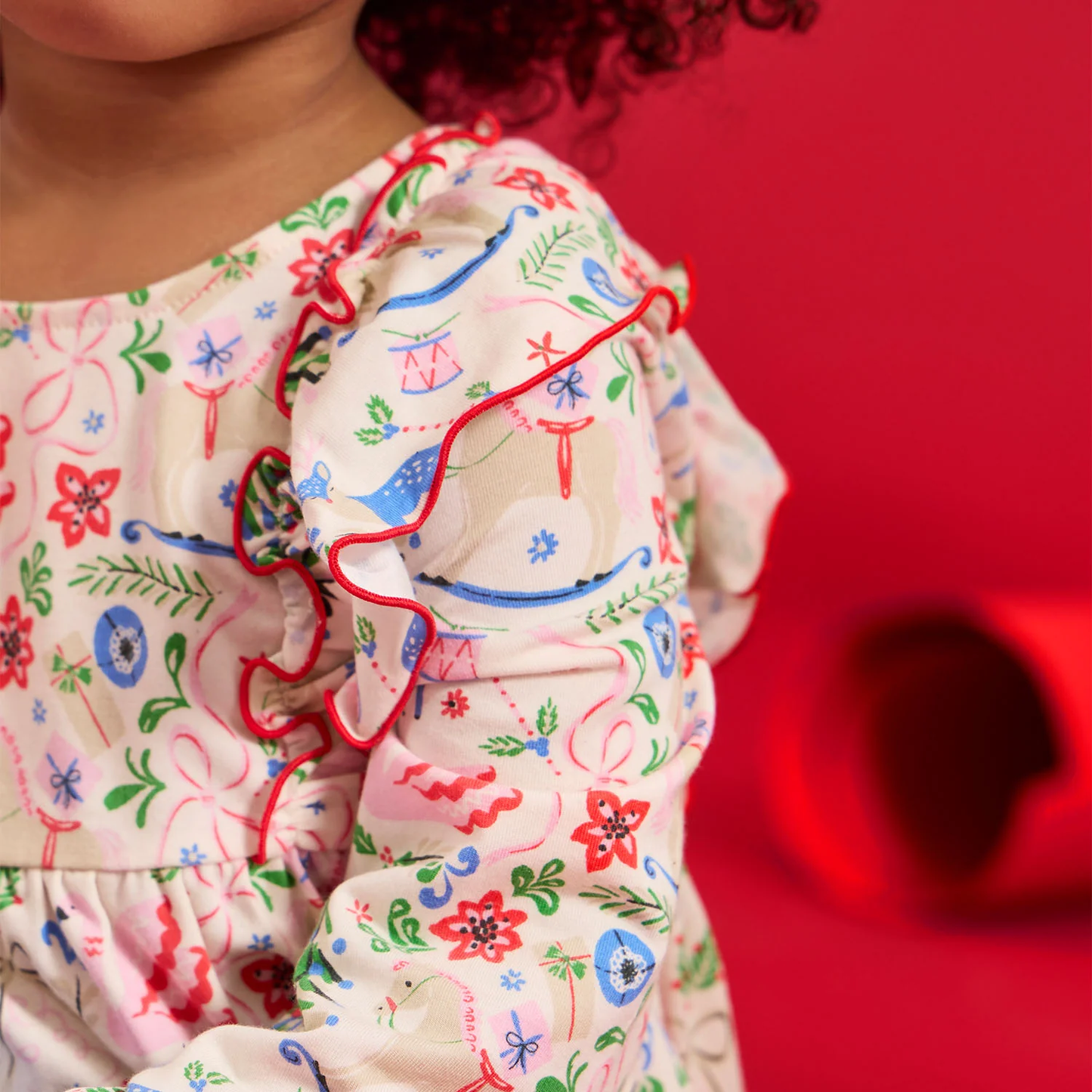 SUGAR PLUM DREAMS MODAL MAGNETIC LITTLE BABY DRESS WITH RUFFLES + LEGGING SET - Persnickety Shop