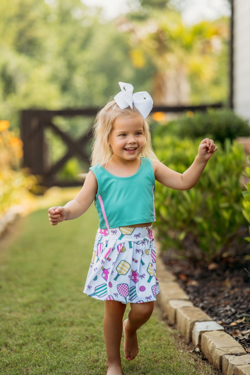 Reagan Pleated Skort–Leopard - Persnickety Shop