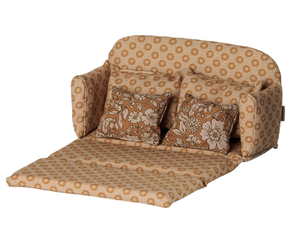 PREORDER Maileg NEW Sofa bed, Mouse, Large - Ocher