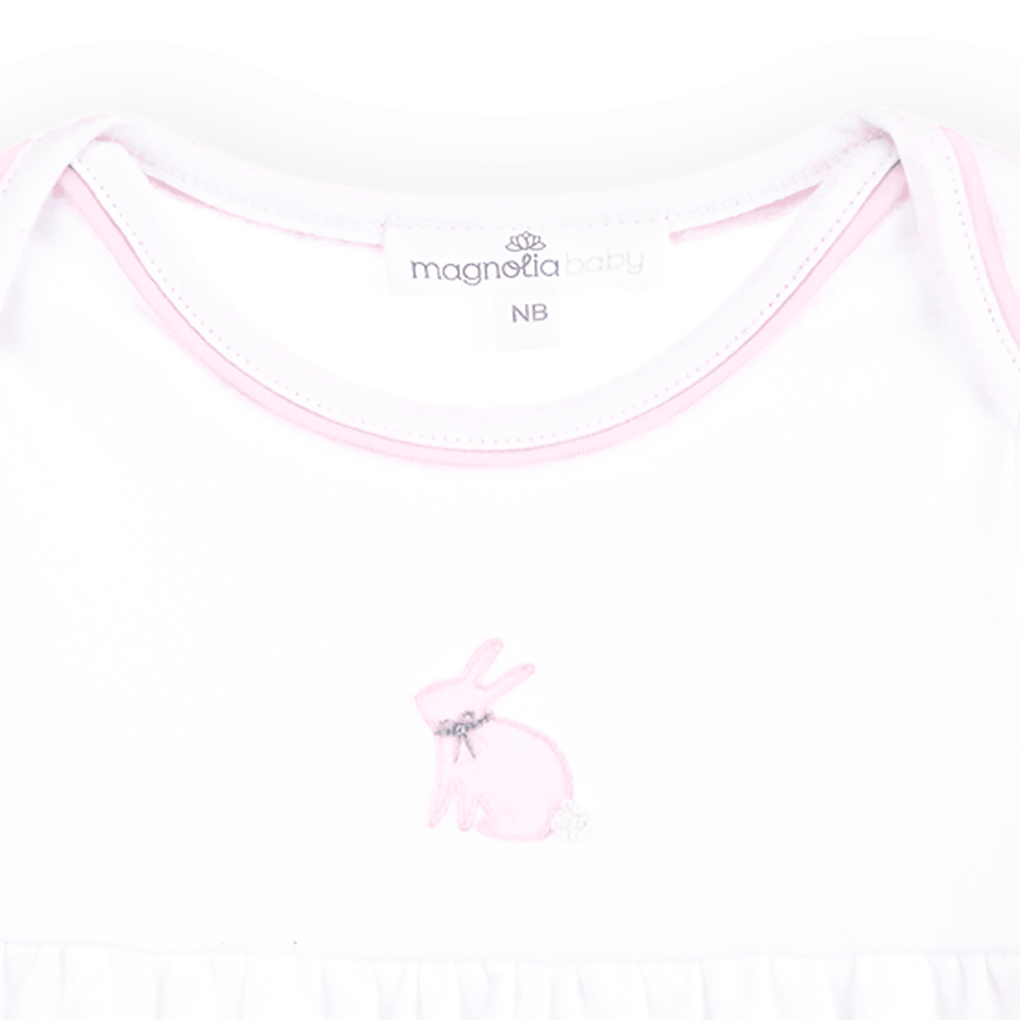 Leaping Bunnies Gathered Gown - Pink - Persnickety Shop