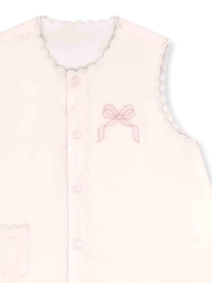 Lullaby Set-Maria Diaper Set Blessing Pink, Bow - Persnickety Shop
