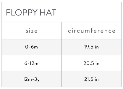FLOPPY SUN HAT GREEN GINGHAM - Persnickety Shop