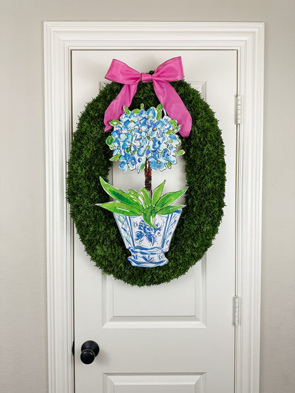 The Round Top Collection Rosanne Beck Blue Hydrangea - Persnickety Shop