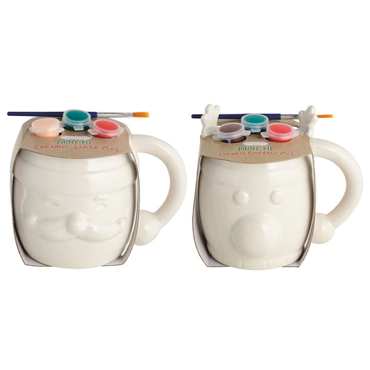 CHRISTMAS PAINT-ME MUGS - Persnickety Shop