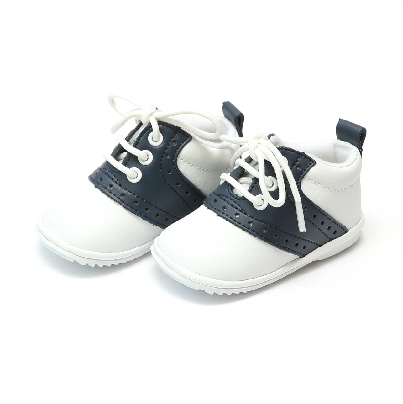 Angel Baby Boys Austin Patent Saddle Oxford Shoe - Persnickety Shop