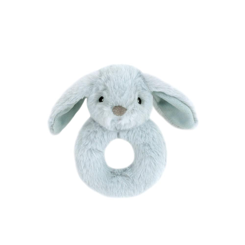 Mon Ami Bunny Fur Rattle-Blue - Persnickety Shop