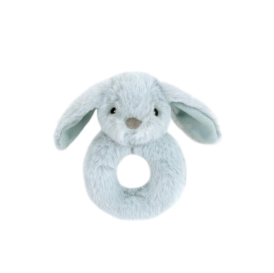 Mon Ami Bunny Fur Rattle-Blue - Persnickety Shop