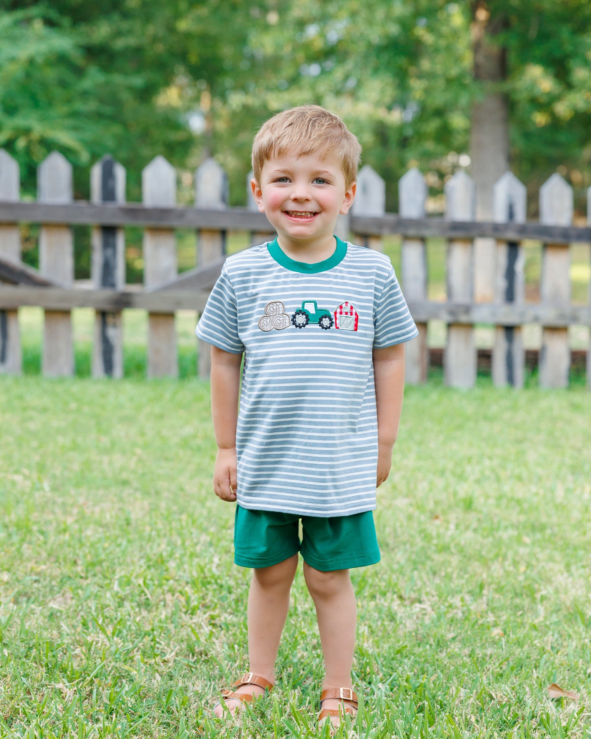 Jellybean Boy's Farm Days Short Set - Persnickety Shop