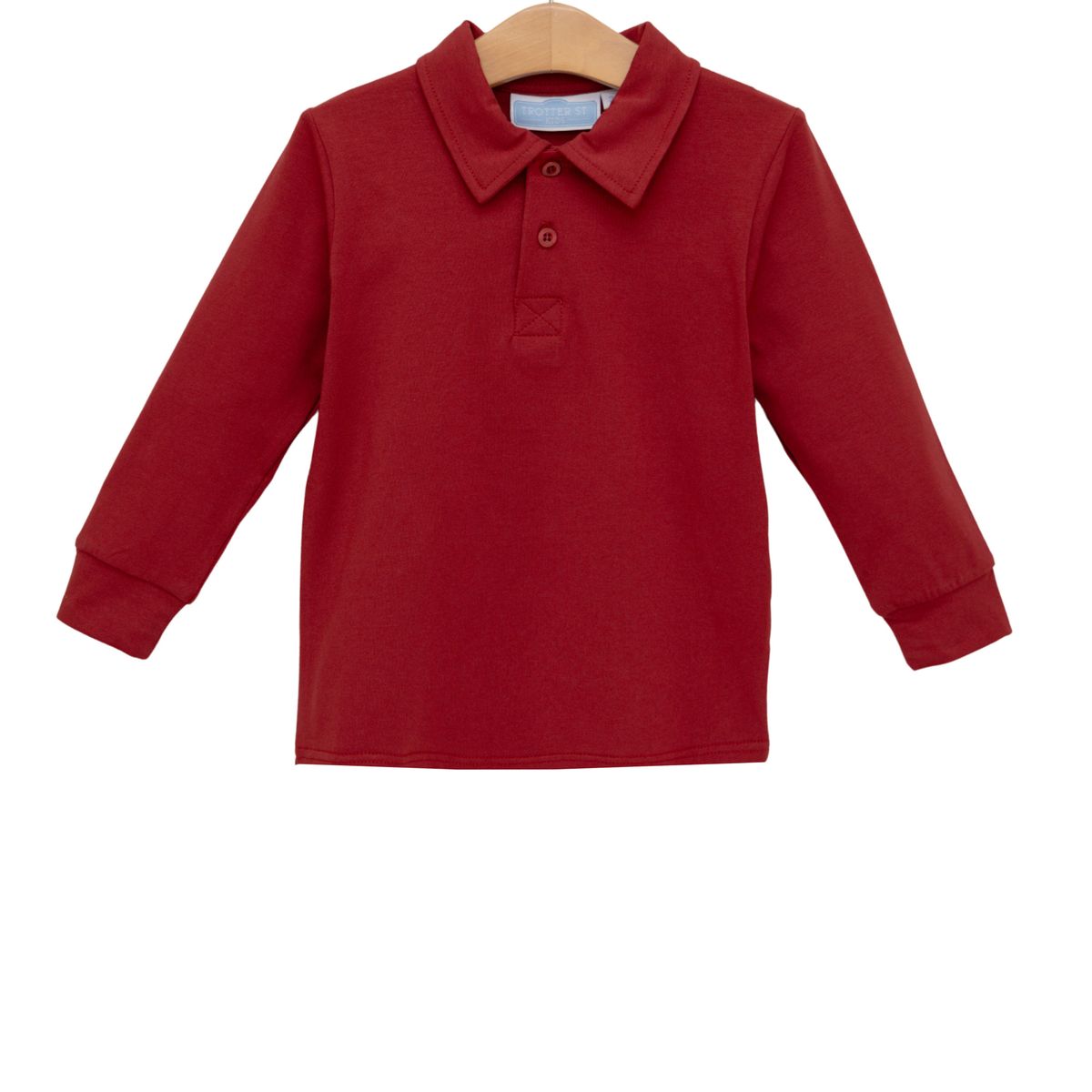 Trotter Street Kids Jackson Polo Crimson