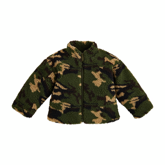 CAMO SHERPA TODDLER JACKET - Persnickety Shop