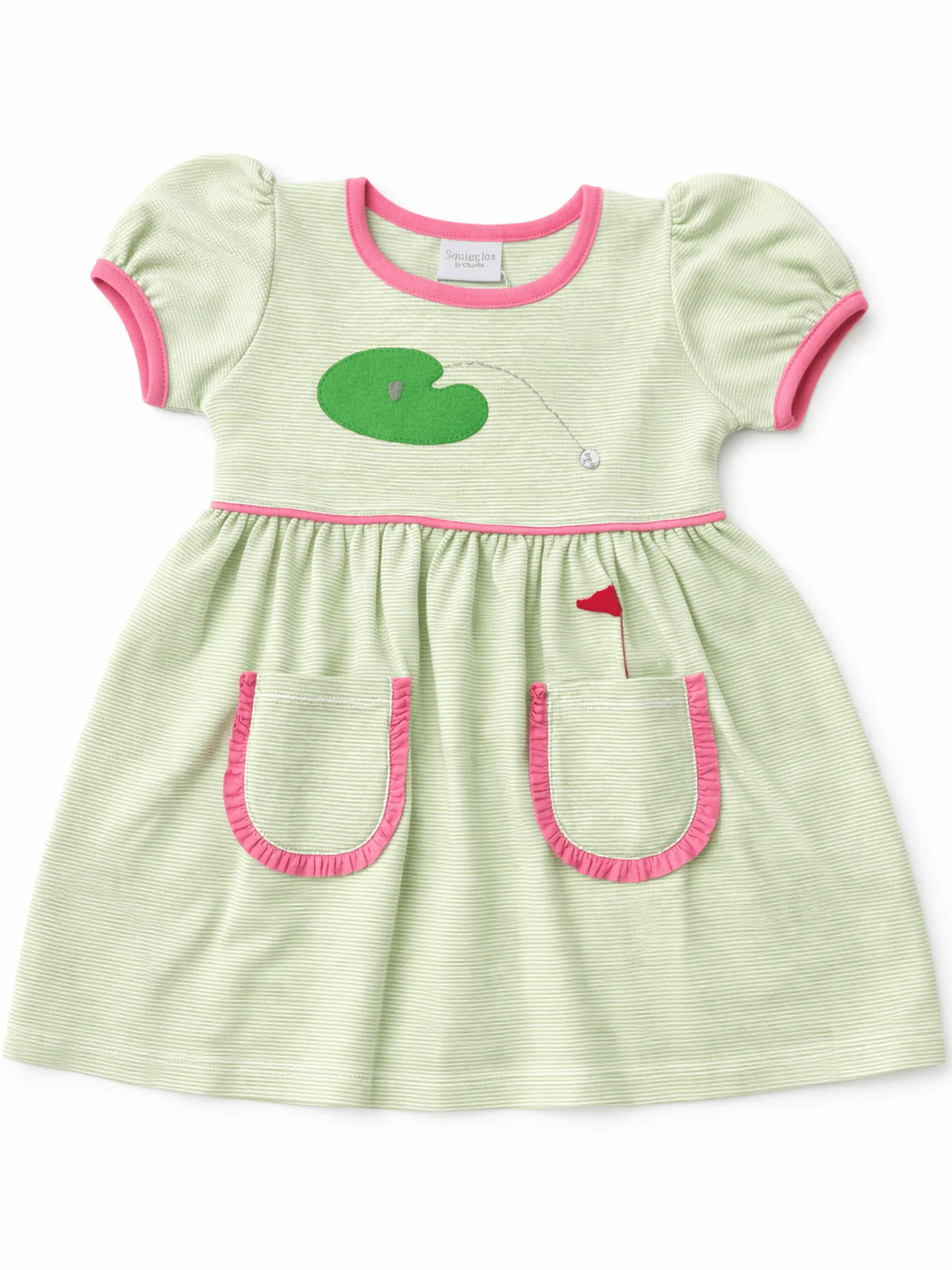 Squiggles Sweet Tee Time Pink Golf Dress - Persnickety Shop