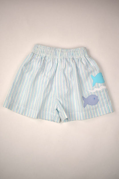 Seersucker Fish Appliqué Swim Collection – Boys & Girls by Funtasia Too!