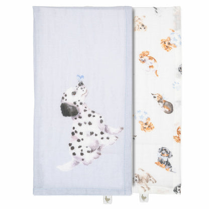 'LITTLE PAWS' DOG MUSLIN GIFT SET - Persnickety Shop