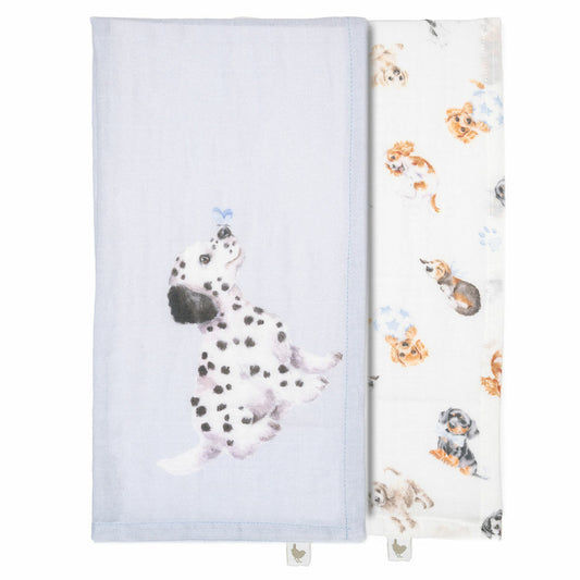 'LITTLE PAWS' DOG MUSLIN GIFT SET - Persnickety Shop