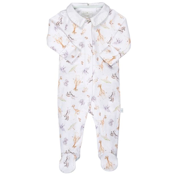 WRENDALE DESIGNS PATTERNED BABY FOOTIE - Persnickety Shop