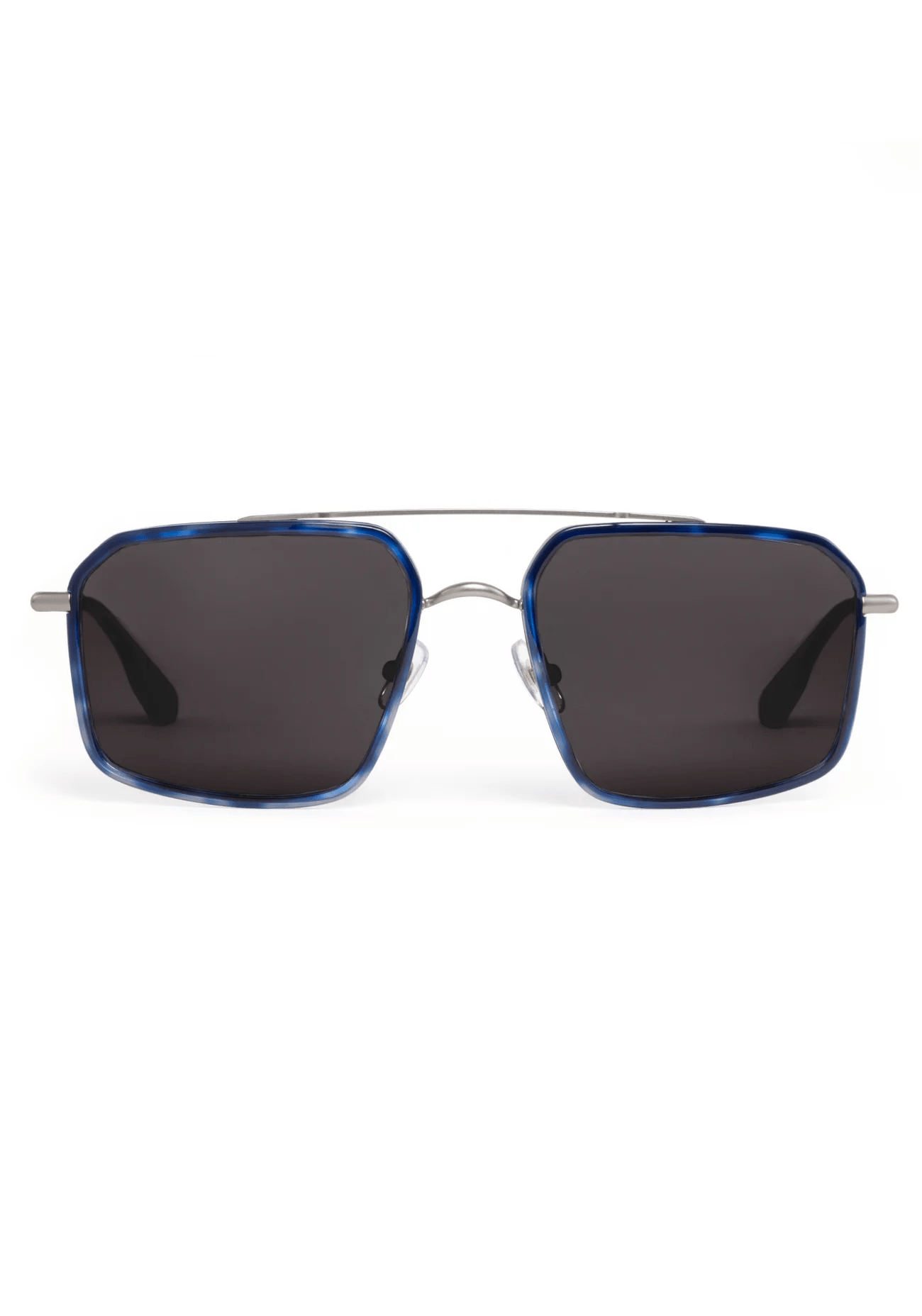 KREWESUMMIT > MATTE RAW STAINLESS STEEL + INDIGO TORTOISE - Persnickety Shop