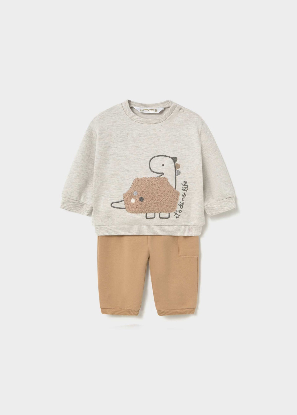 Mayoral Baby Boy Dinosaurs Caramel Boy 4-Piece Set