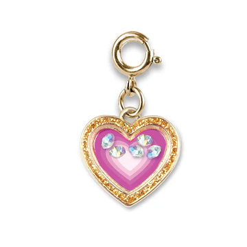 CHARM IT® Gold Heart Shaker Charm - Persnickety Shop