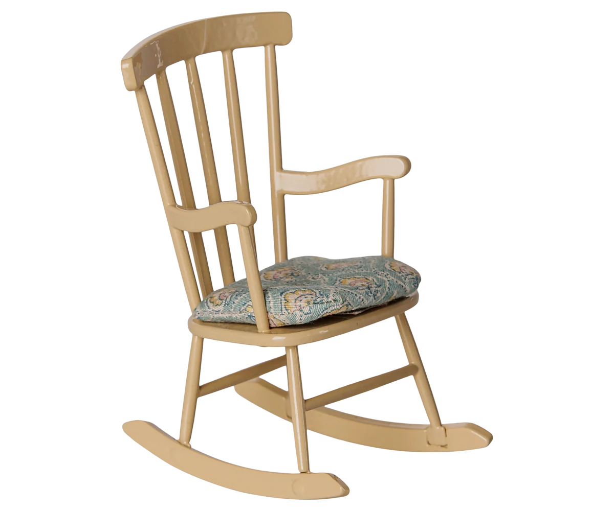 Maileg NEW Rocking chair, Mouse - Wheat