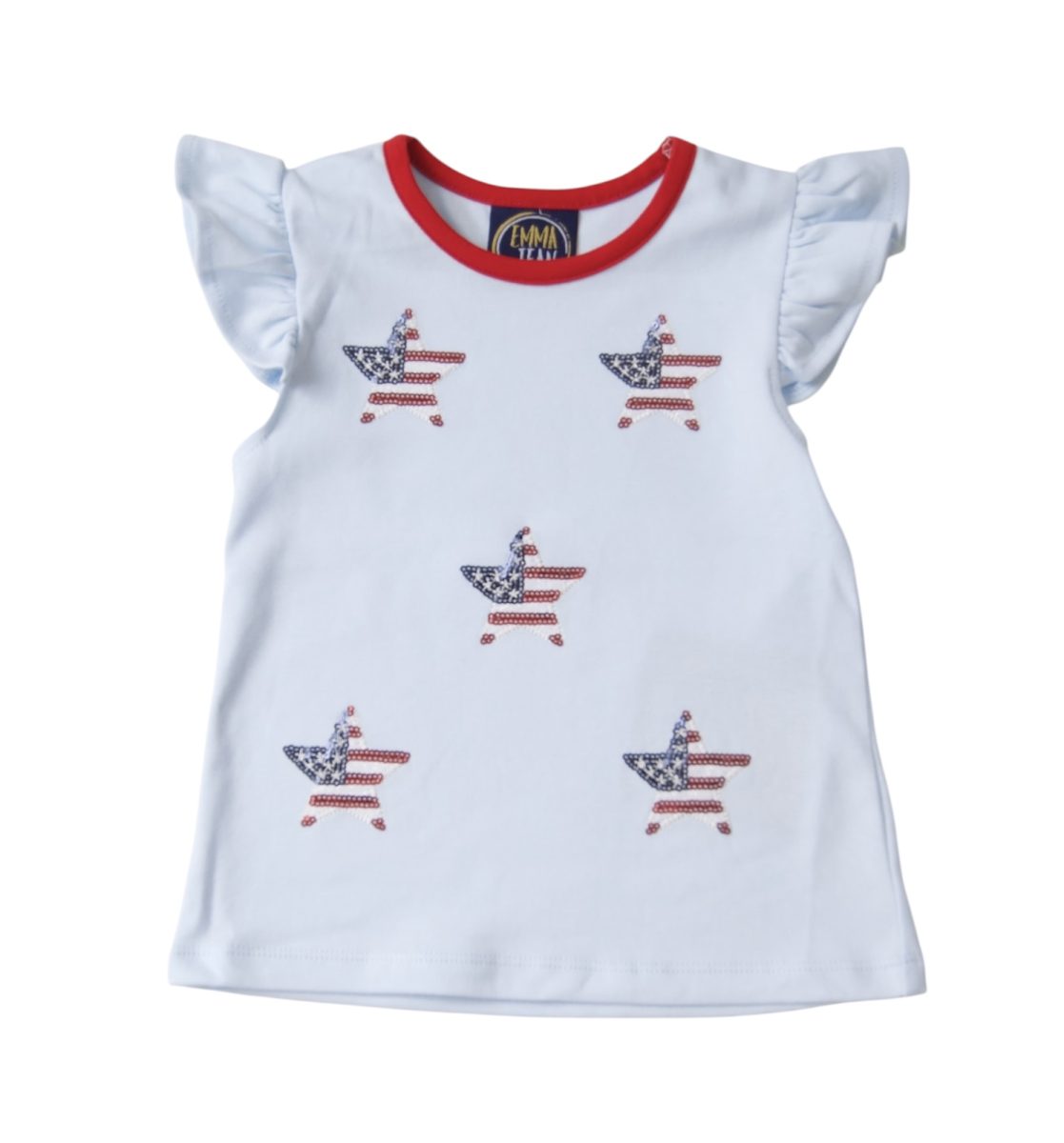 Sparkly Stars Angel Sleeve Shirt - Persnickety Shop